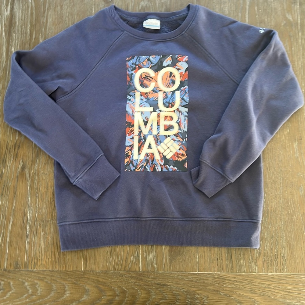 Columbia Sportswear Blue Cozy Sweatshirt Small